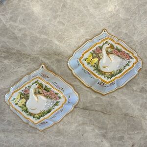 Le Cordon Bleu, The Franklin Mint, geese molds. 
Vintage 1986.
